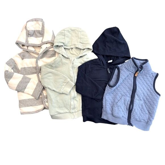 4 Piece EUC Baby Boy Sweatshirt Bundle / Size 18 Months - Picture 1 of 8